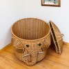 China Elephant Bamboo Basket