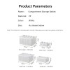 Compartment storage baskets