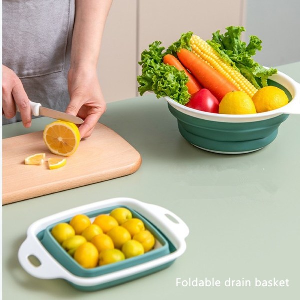 Foldable drain baskets