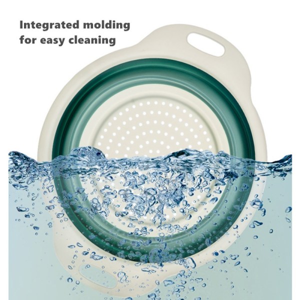 Foldable draining basket