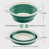 Foldable draining baskets