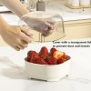 Mini double layered drainage basket