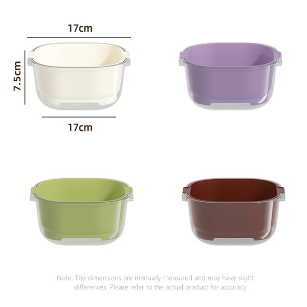 Mini double layered drain baskets