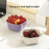 Mini double layered drainage basket