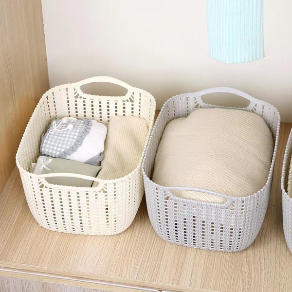 Storage baskets with handle