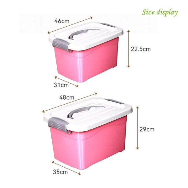 Storage box with lid