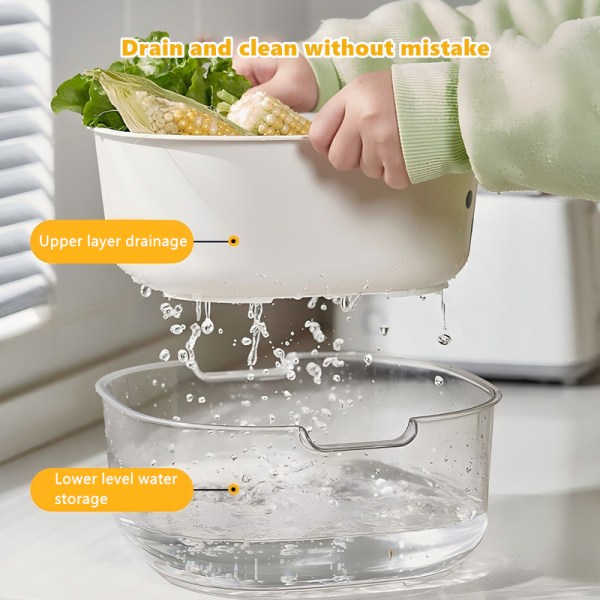 Three-pieces drain baskets