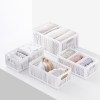 White divided storage basket