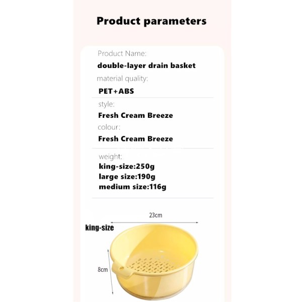 kitchen plastic baskets