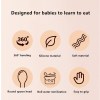 Silicone baby food spoon