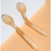 Silicone soft-tipped food spoons