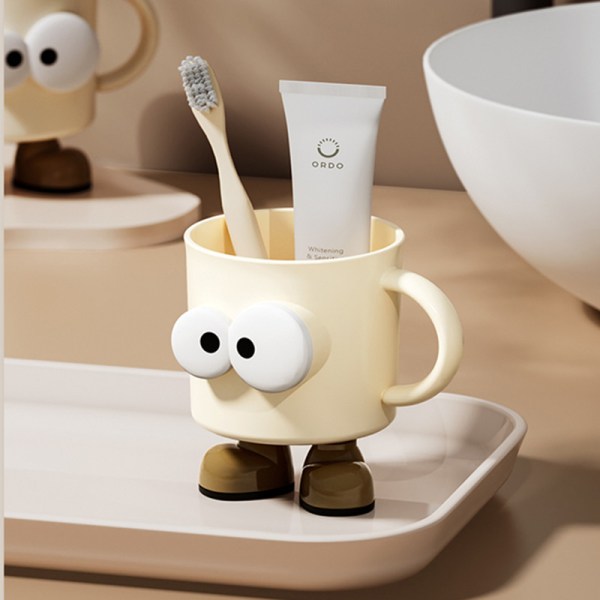 China Cute mouthwash cup with big eyes