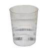 China transparent trash bin
