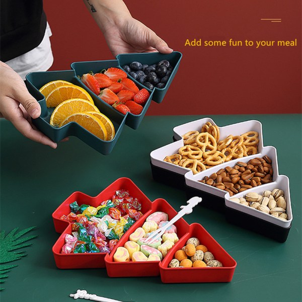 China Christmas shaped fruits plates