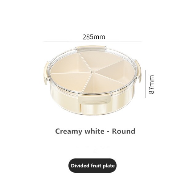 China Round divided fruit plate
