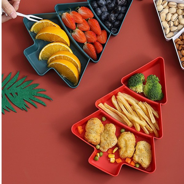 Chinese Christmas Fruit Plates