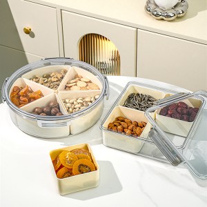 Round fruit plates