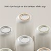 Wall mounted toothbrush cups