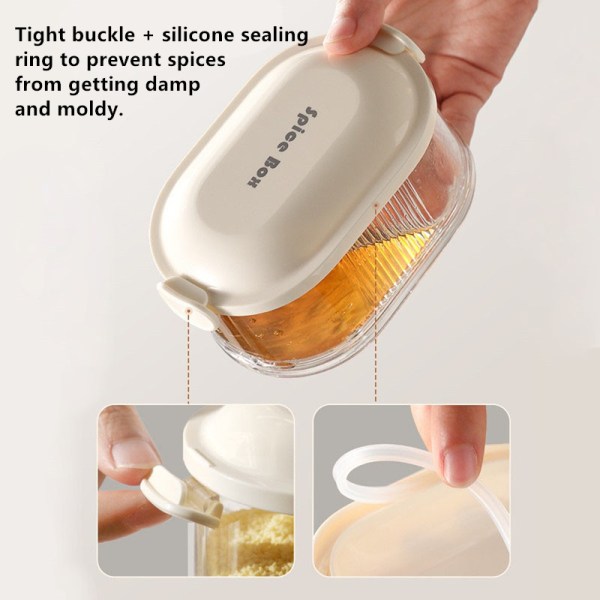 Condiment storage boxes