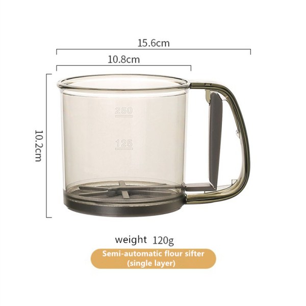 Handheld flour sifter