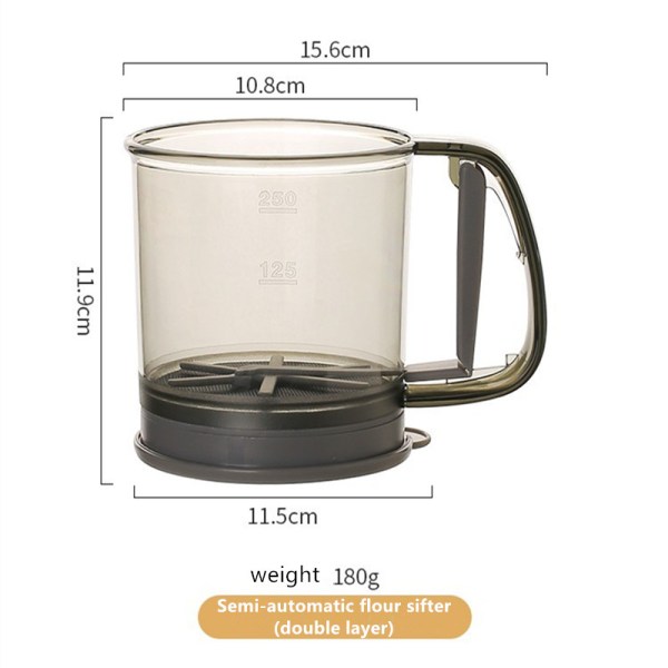 Handheld flour sifters