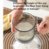 Plastic flour sifter