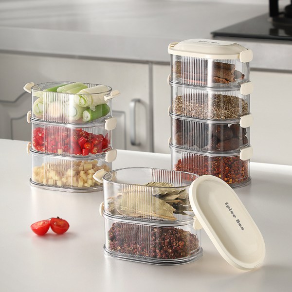 Seasoning storage boxes