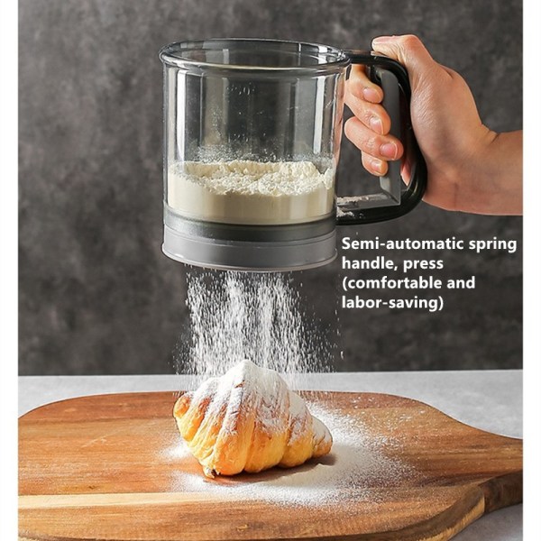 Semi-automatic flour sifters