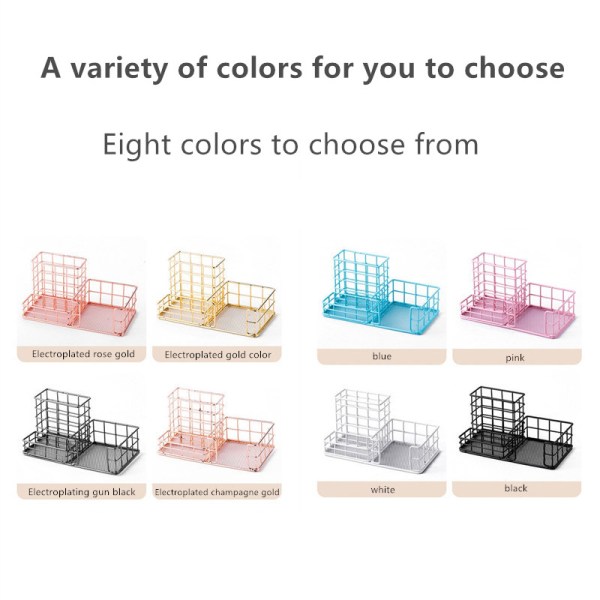 Desktop storage baskets
