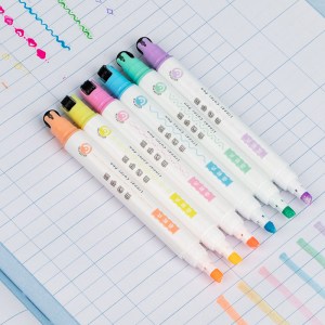 Double-ended highlighter pens