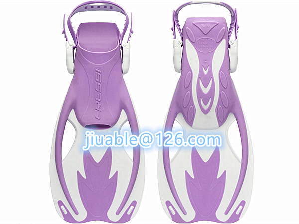 2 component swim fins mold