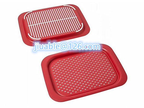 double color non skid food trays mold