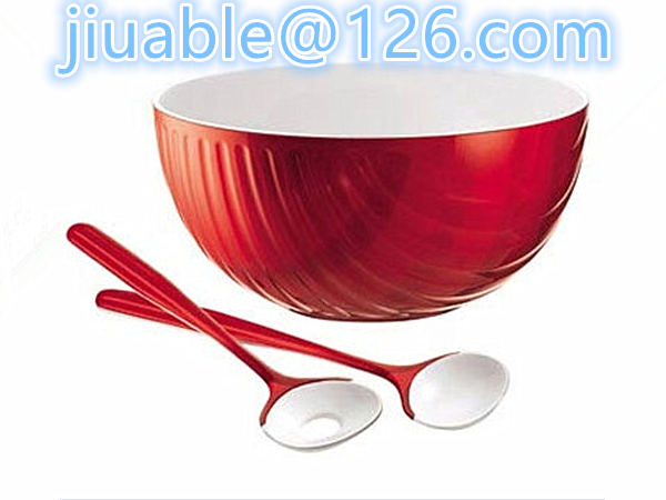 rotary mold salad serving bowls